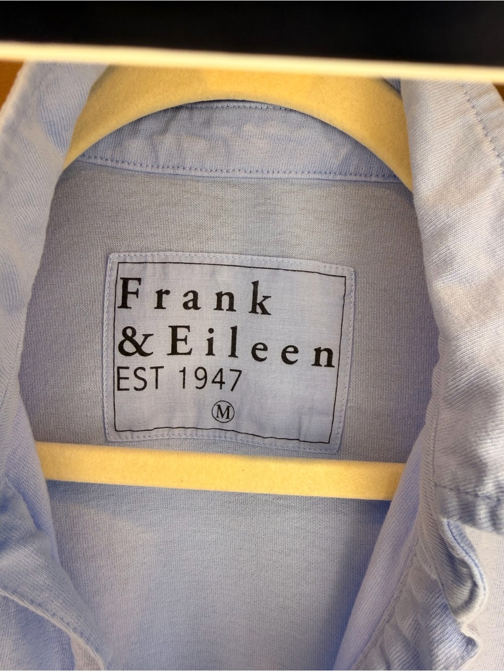 🆕 Frank & Eileen Patrick Popover Henley in light blue - Picture 5 of 5